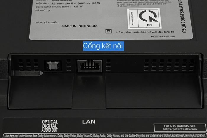 Smart Tivi QNED LG 4K 65 Inch 65QNED86TSA&nbsp;